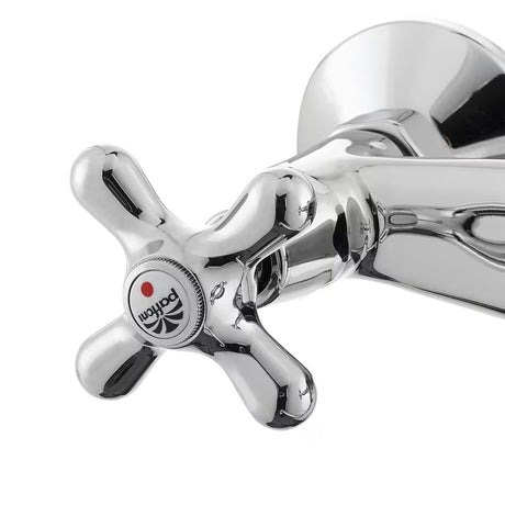 Paffoni Ricordi zidna miješalica za umivaonik s ventilskim upravljanjem u krom izvedbi