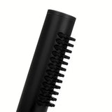 Mat crni ručni tuš Paffoni s jednom funkcijom i zaobljenim dizajnom