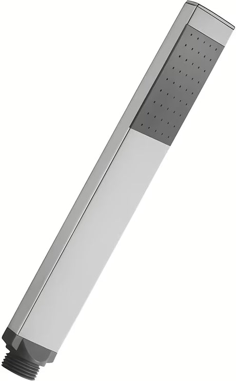 Kromirana ručna tuš slušalica Paffoni modernog četvrtastog dizajna s jednom funkcijom.