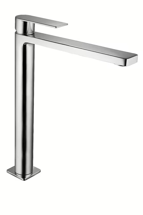 Visoka jednoručna baterija miješalica za umivaonik Paffoni Tango u kromu bez odvoda pro umivaonik na ploču.