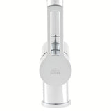 Kromirana stojeća miješalica za sudoper Paffoni Vallone s izvlačivim tušem s otvorenom ručicom