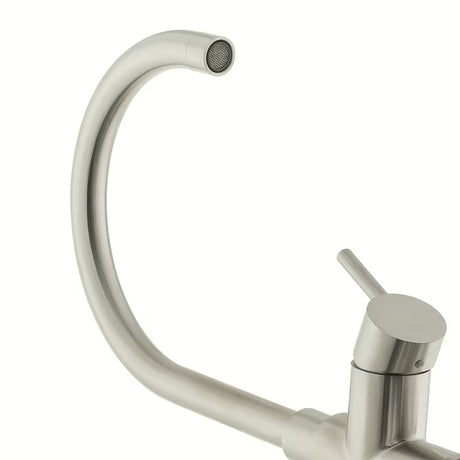 Paffoni Vallone nehrđajuća miješalica za sudoper Supersteel s okretnim izljevom