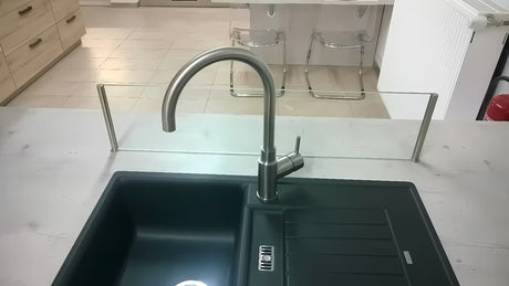 Paffoni Vallone nehrđajuća miješalica za sudoper Supersteel s okretnim izljevom