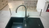 Paffoni Vallone nehrđajuća miješalica za sudoper Supersteel s okretnim izljevom