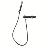 Jednoručna Baterija zidna miješalica za kadu Paffoni Vallone s tuš setom u crnoj mat izvedbi