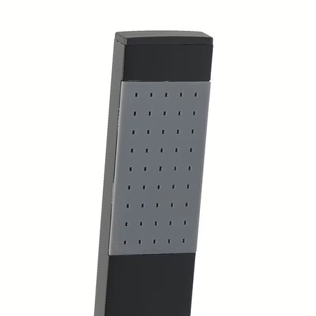 Jednoručna Baterija zidna miješalica za kadu Paffoni Vallone s tuš setom u crnoj mat izvedbi