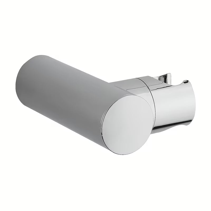 Kromirana jednoručna baterija zidna miješalica za kadu Paffoni Vallone s tuš setom kvadratnog dizajna