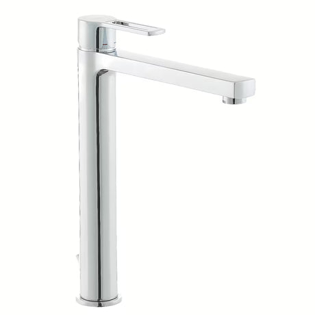 Paffoni Vallone visoka miješalica za umivaonik u krom izvedbi s otvorenom polugom i odvodnim setom