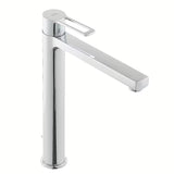 Paffoni Vallone visoka miješalica za umivaonik u krom izvedbi s otvorenom polugom i odvodnim setom