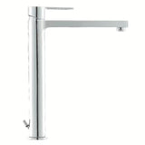 Paffoni Vallone visoka miješalica za umivaonik u krom izvedbi s otvorenom polugom i odvodnim setom