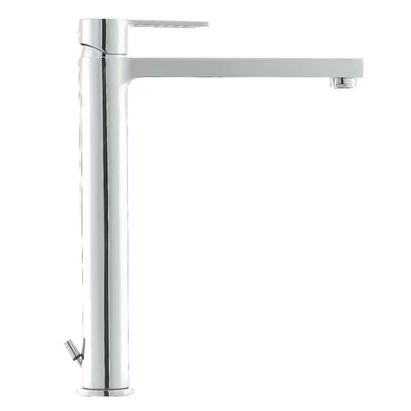 Paffoni Vallone visoka miješalica za umivaonik u krom izvedbi s otvorenom polugom i odvodnim setom