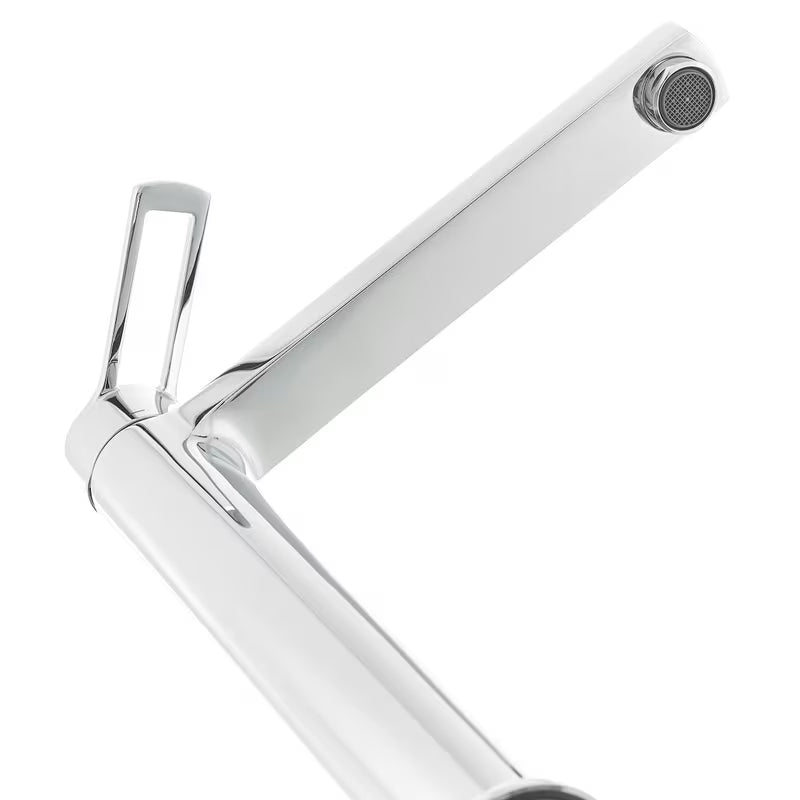 Paffoni Vallone visoka miješalica za umivaonik u krom izvedbi s otvorenom polugom i odvodnim setom