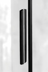 Klizne tuš vrata Polysan Altis Line 120x200 cm u mat crnoj izvedbi s prozirnim staklom