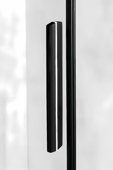 Klizne tuš vrata Polysan Altis Line 120x200 cm u mat crnoj izvedbi s prozirnim staklom