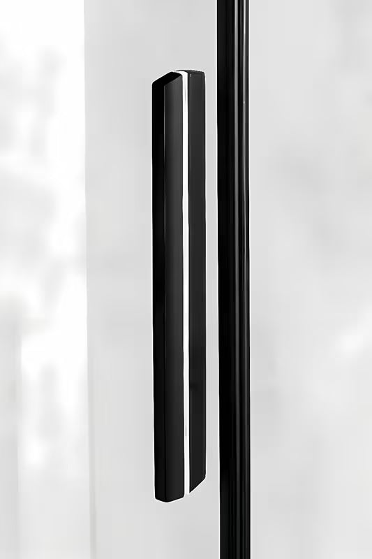 Tuš vrata Polysan Altis Line 160 cm s kliznim otvaranjem, prozirnim staklom i mat crnim profilima.