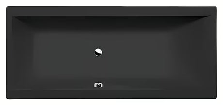 Crna pravokutna kada Polysan Cleo od akrila Akripol