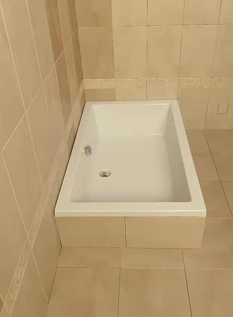 Bijela pravokutna tuš kada Polysan Deep 110x75 cm od akrila