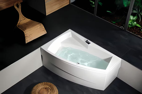 Polysan Evia asimetrična akrilna kada lijeva 170x100 cm