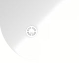 Bijela polukružna tuš kada Polysan Flexia od lijevanog mramora 80x80 cm