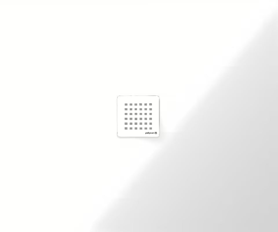 Bijela pravokutna tuš kada Polysan Flexia od lijevanog mramora 120x100 cm.