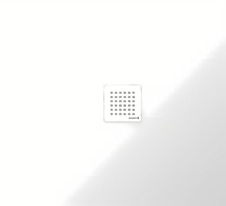 Bijela pravokutna tuš kada Polysan Flexia 110x100 cm od lijevanog mramora.