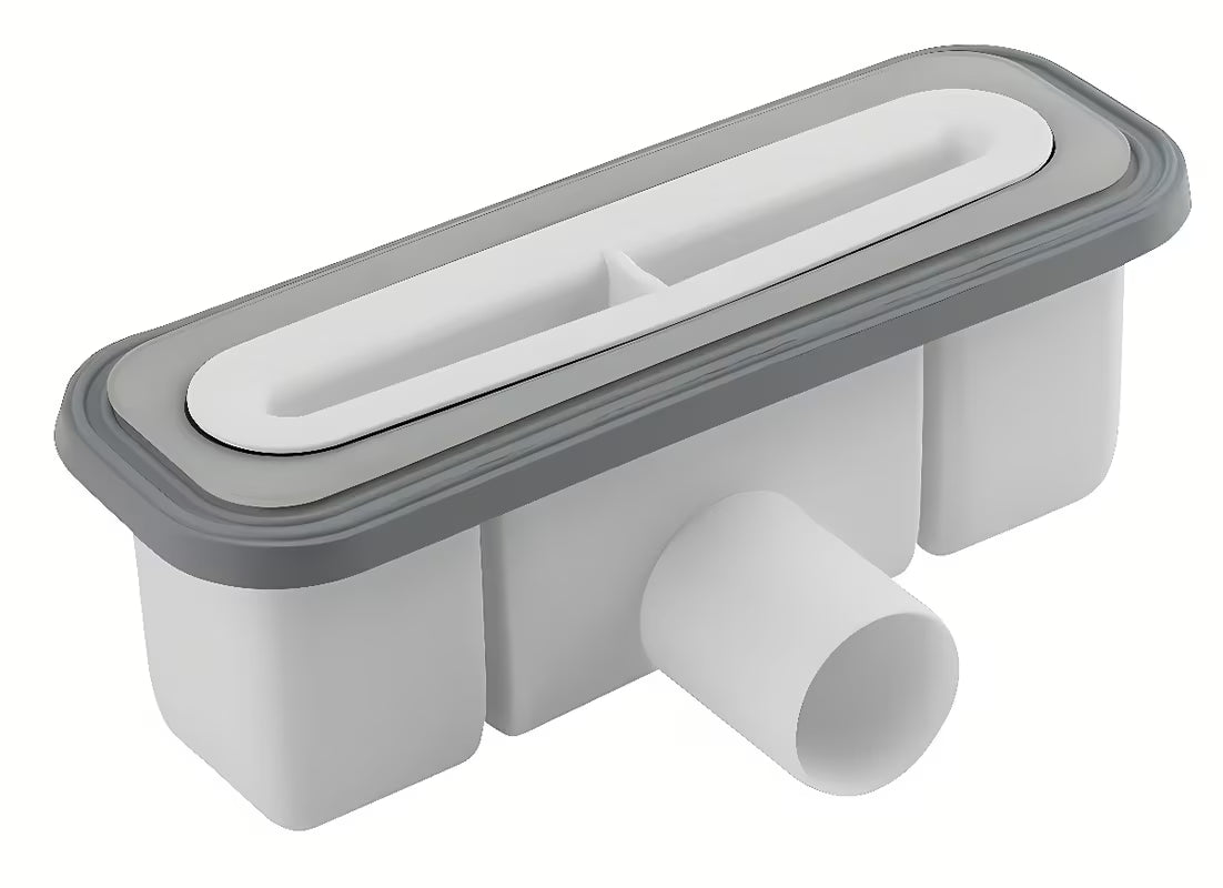 Polysan Kazuko sifon za tuš kadu s bijelim pokrovom pro odvodni otvor 90 mm