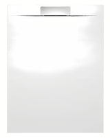 Bijela pravokutna tuš kada Polysan Kazuko 120x90 cm od lijevanog mramora, niskog profila