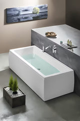 Polysan Krysta pravokutna akrilna kada 180x80 cm u bijeloj boji s univerzalnom orijentacijom