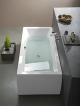 Polysan Krysta pravokutna akrilna kada 180x80 cm u bijeloj boji s univerzalnom orijentacijom