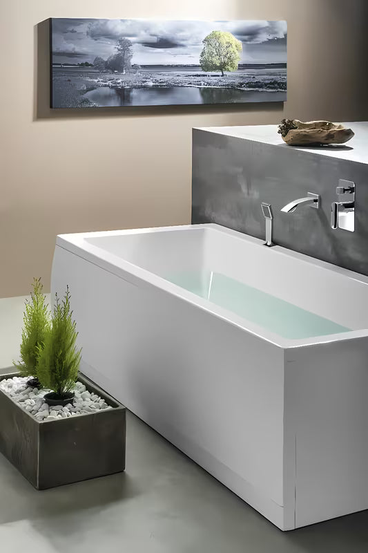 Polysan Krysta pravokutna akrilna kada 180x80 cm u bijeloj boji s univerzalnom orijentacijom