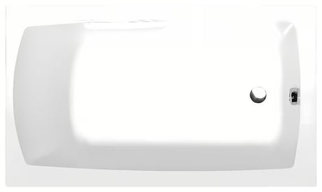 Akrilna pravokutna kada Polysan Lily 130 x 70 cm u lijevoj i desnoj izvedbi