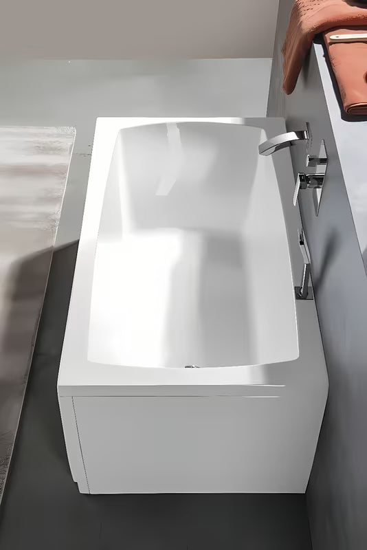 Akrilna pravokutna kada Polysan Lily 130 x 70 cm u lijevoj i desnoj izvedbi