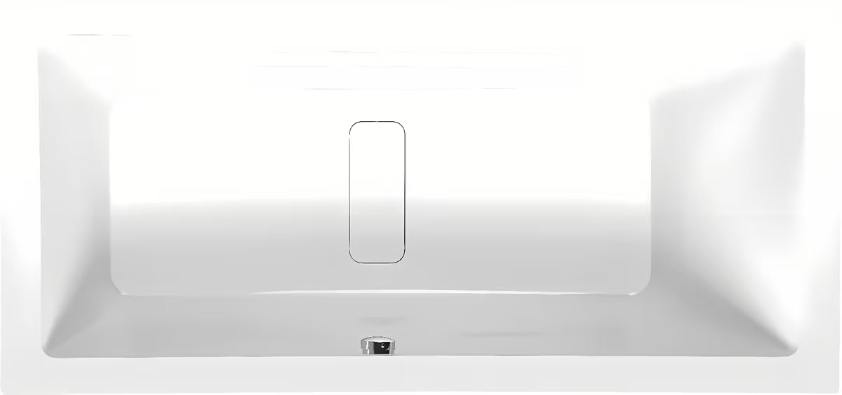 Pravokutna akrilna kada Polysan Marlene 170x80 cm s poklopcem odvoda, lijeva i desna izvedba