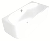 Samostojeći  akrilna kada Polysan Monolith desna 180x75 cm s monolitnom oblogom