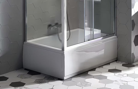 Bijela obloga za tuš kadu Polysan pro za ugradnju s obložnim panelom