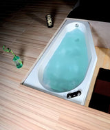 Asimetrična akrilna kada Polysan Tigra desna 150 x 75 cm