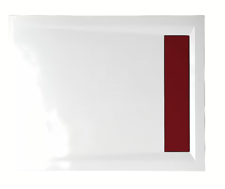Bijela pravokutna tuš kada Polysan Varesa 100x80 cm od lijevanog mramora