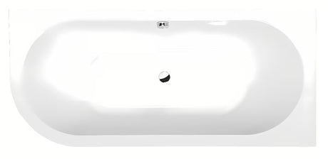 Desna asimetrična kada Polysan Viva R Monolith 170x75 cm od lijevanog akrila s monolitnom oblogom