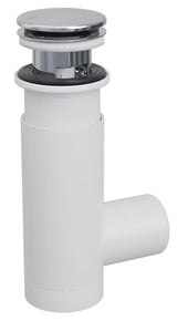 Sifon Prevex Chrome EasyClean s odvodom click-clack pro za umivaonik, lako se čisti odozgo.