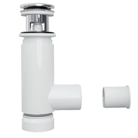 Sifon Prevex Chrome EasyClean s odvodom click-clack pro za umivaonik, lako se čisti odozgo.