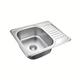 Inox sudoper  Quadron Kevin s ocjeđivačem pro ugradnja na radnu ploču