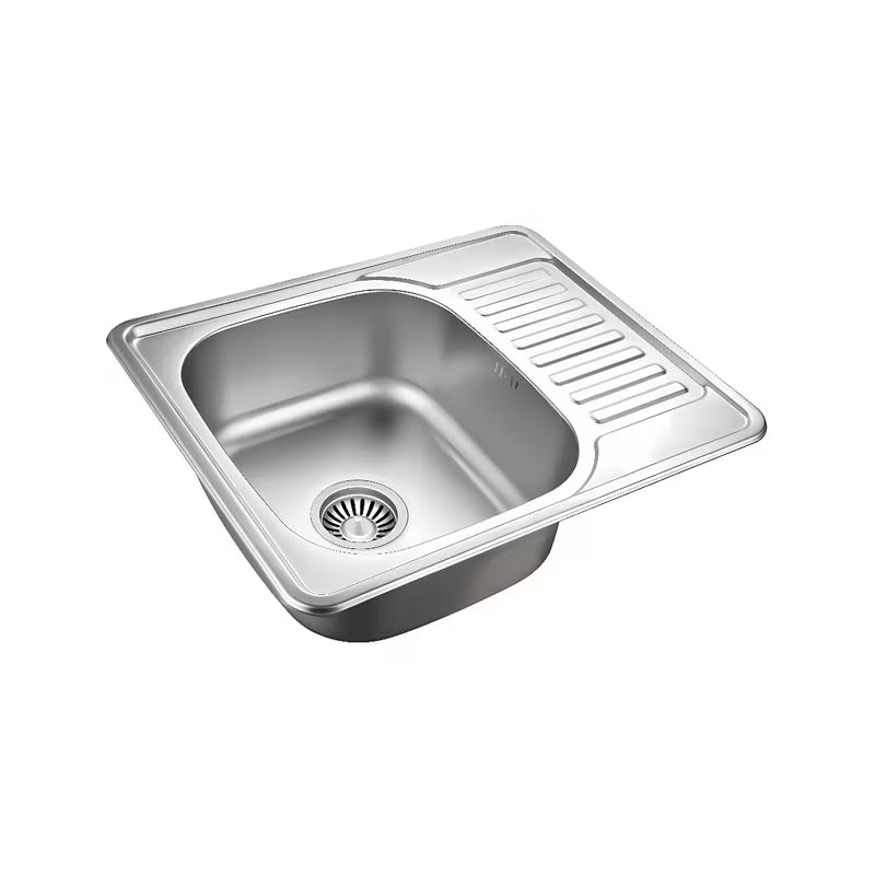 Inox sudoper  Quadron Kevin s ocjeđivačem pro ugradnja na radnu ploču