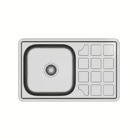 Quadron Louis inox sudoper  s ocjeđivačem pro ugradnja na radnu ploču