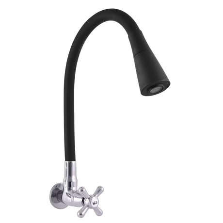 Rav Slezak Morava Retro ventilski ventil za umivaonik crna mat/krom s mat površinom