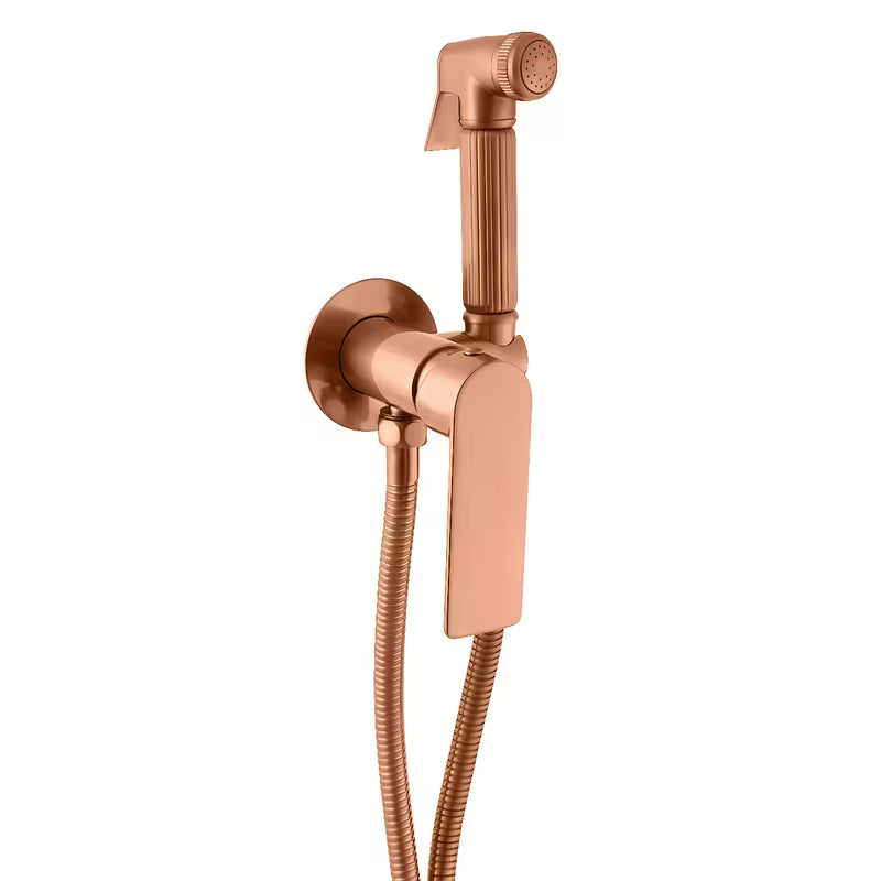 Podžbukna miješalica za bide Rav Slezak Nil u izvedbi rose gold brushed s PVD završnom obradom