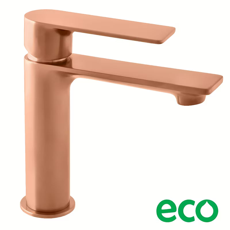 Rav Slezak Nil umivaonička stojeća slavina bez odvoda u brušenom ružičasto-zlatnom finišu s mat površinom.