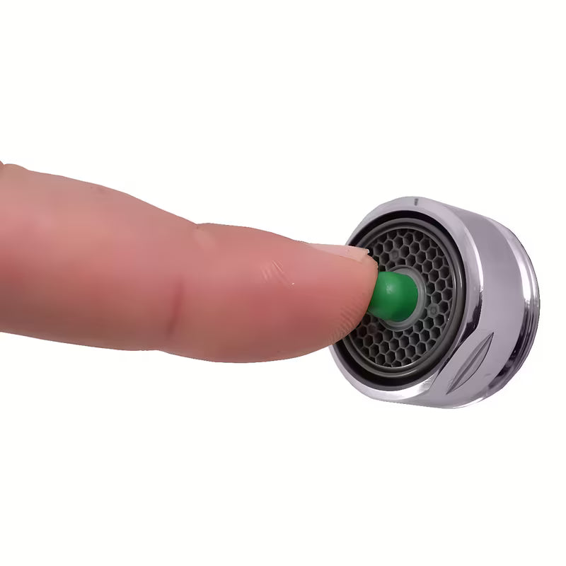 Štedljivi perlator RAV-Slezak Eco Push sa zelenim gumbom pro za prebacivanje protoka