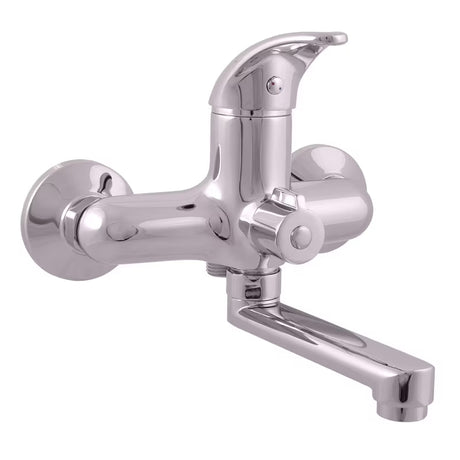 Jednoručna Baterija zidna miješalica za kadu Rav Slezak Sázava u krom izvedbi