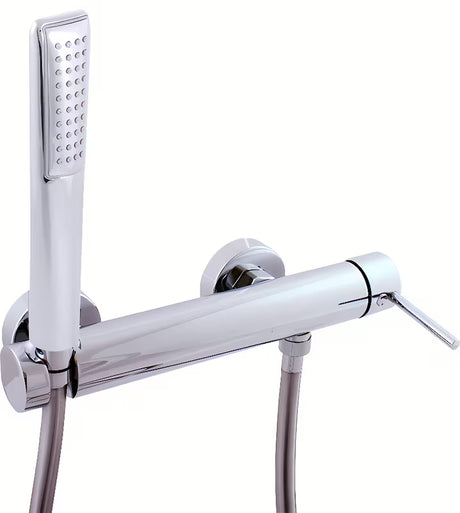 Rav Slezak Seina zidna miješalica za tuš u kromu s tušem i crijevom