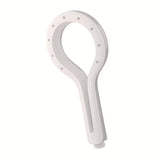 Ručni tuš Rav Slezak u izvedbi krom/bijela s jednim mlazom, promjer 12 cm.